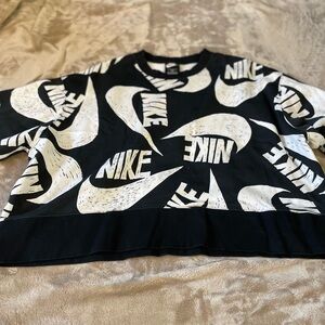 Nike Sportswear All-Over Logo Sweatshirt – Size 2X